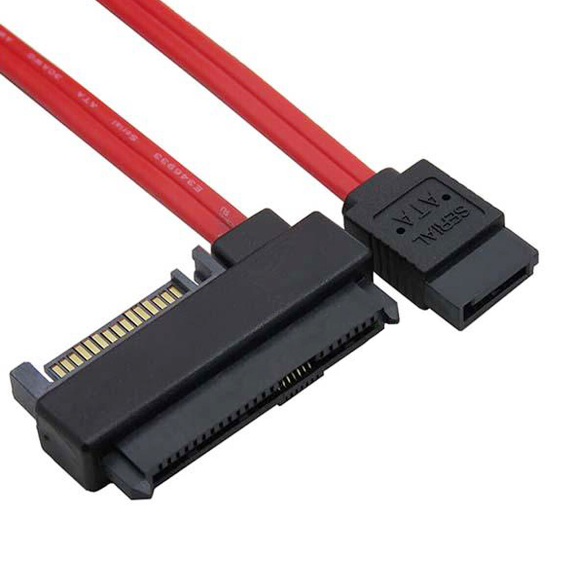 SAS 29 Pin SFF-8482 to SATA 7Pin Hard Disk Drive Raid Cable with SATA Power Cord