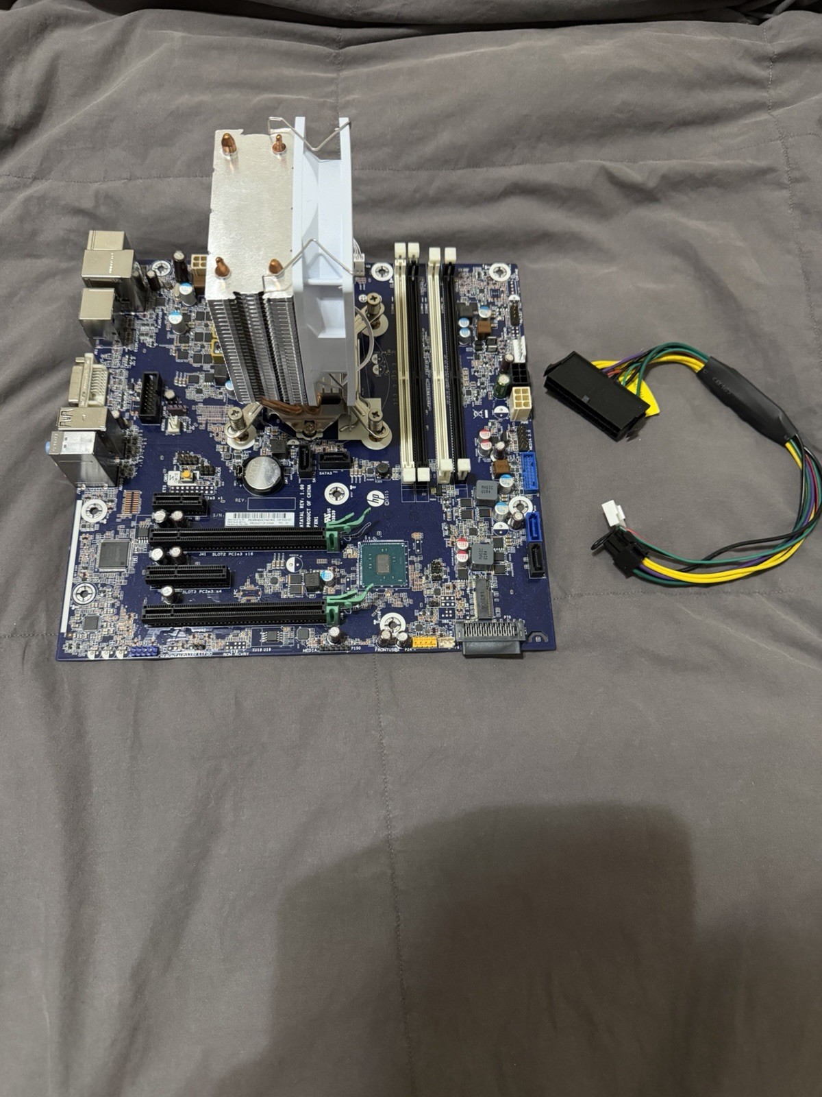 HP Z240 Workstation I5 7600k And RGB Cpu Cooler Combo WORKING (READ DESCRIPTION)