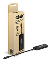 CSV-1554 Club 3D USB TYPE-C TO TRIPLE HDMI MST HUB 4K60HZ Digital/Data ~D~