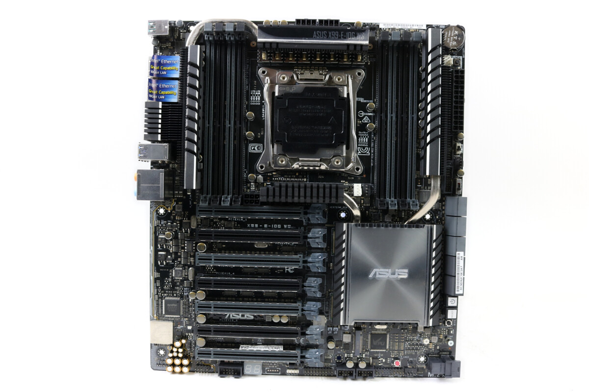 For ASUS X99-E WS/USB 3.1 motherboard X99 LGA2011-V3 8*DDR4 128G E-ATX Tested OK