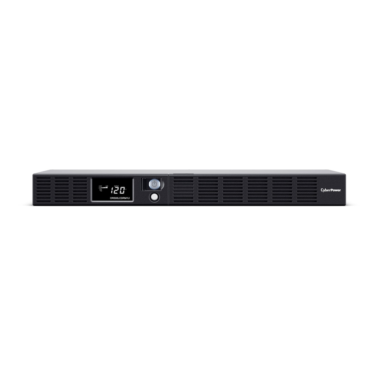 CyberPower OR500LCDRM1U Rackmount UPS, 500VA 300W, 6 Outlets, LCD Display,