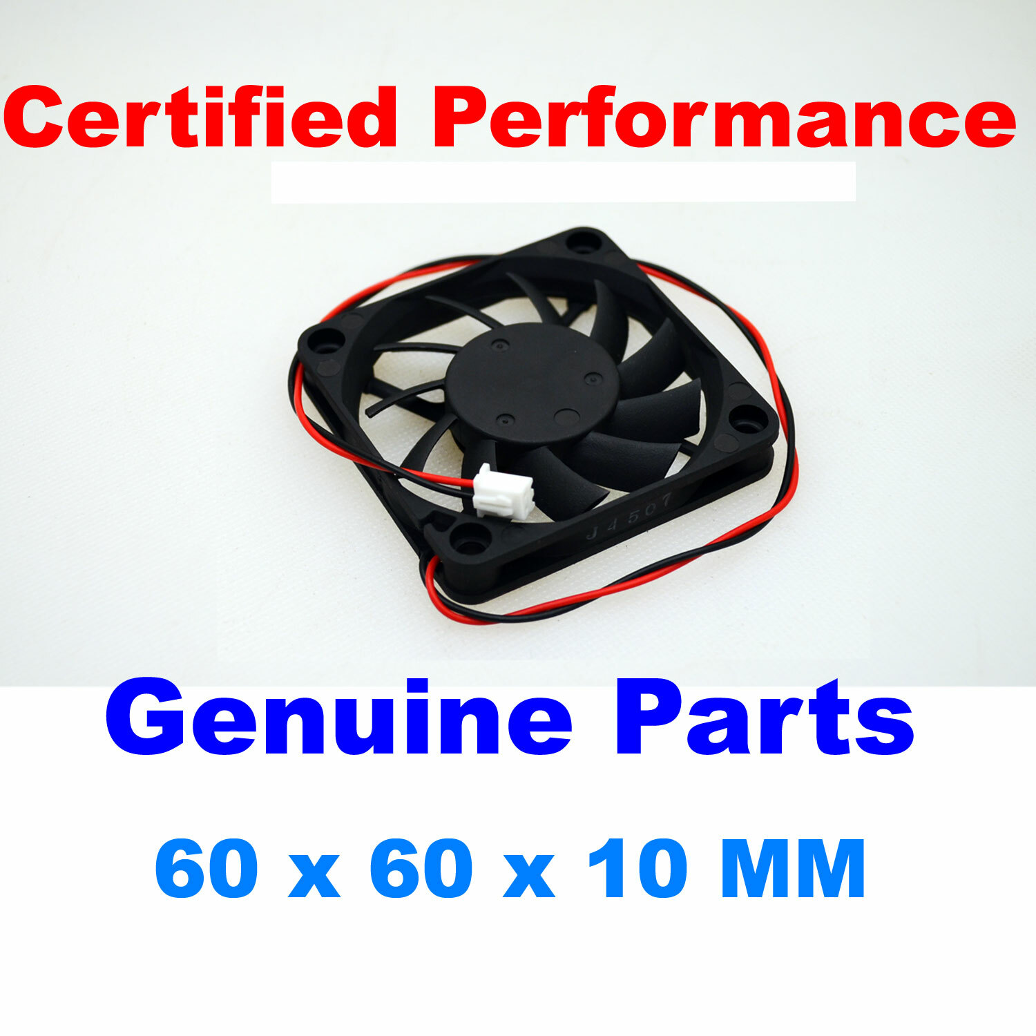 Certified Performance Delta 6010 DC12V 60x60x10mm 2Pin Cooling Fan Ball Bearing