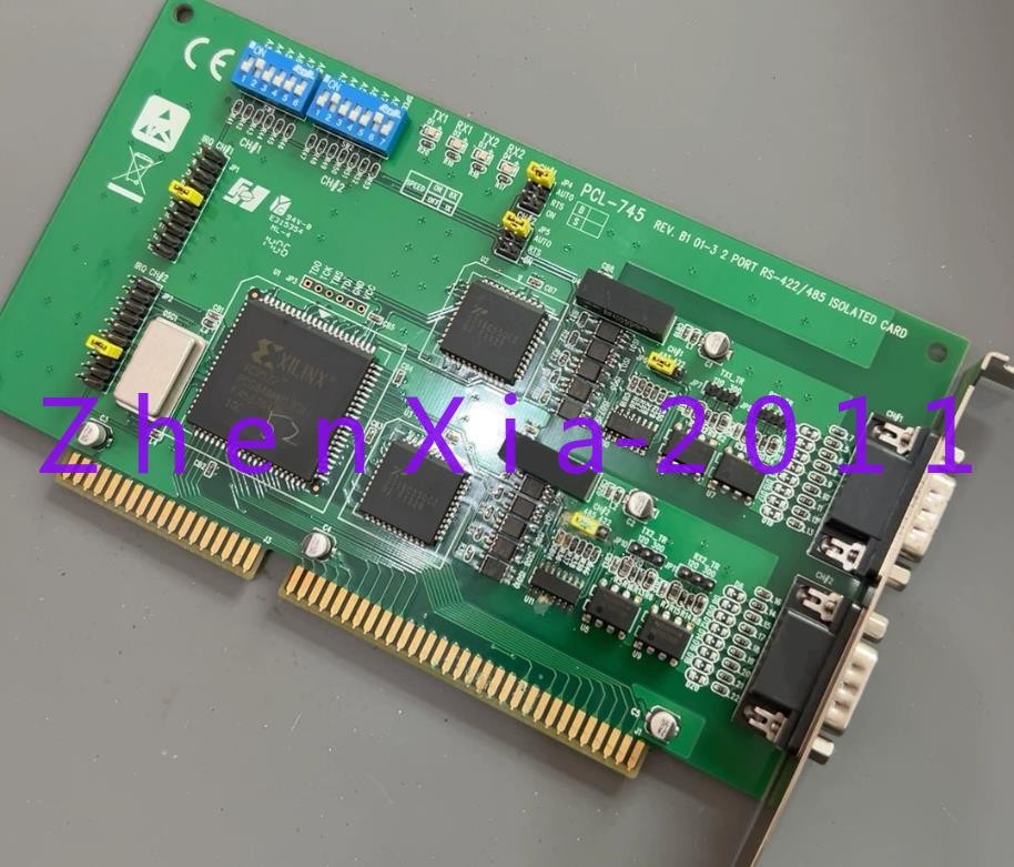 1pc used Advantech Data Acquisition Card PCL-745 REV.B1 RS-422/485 card