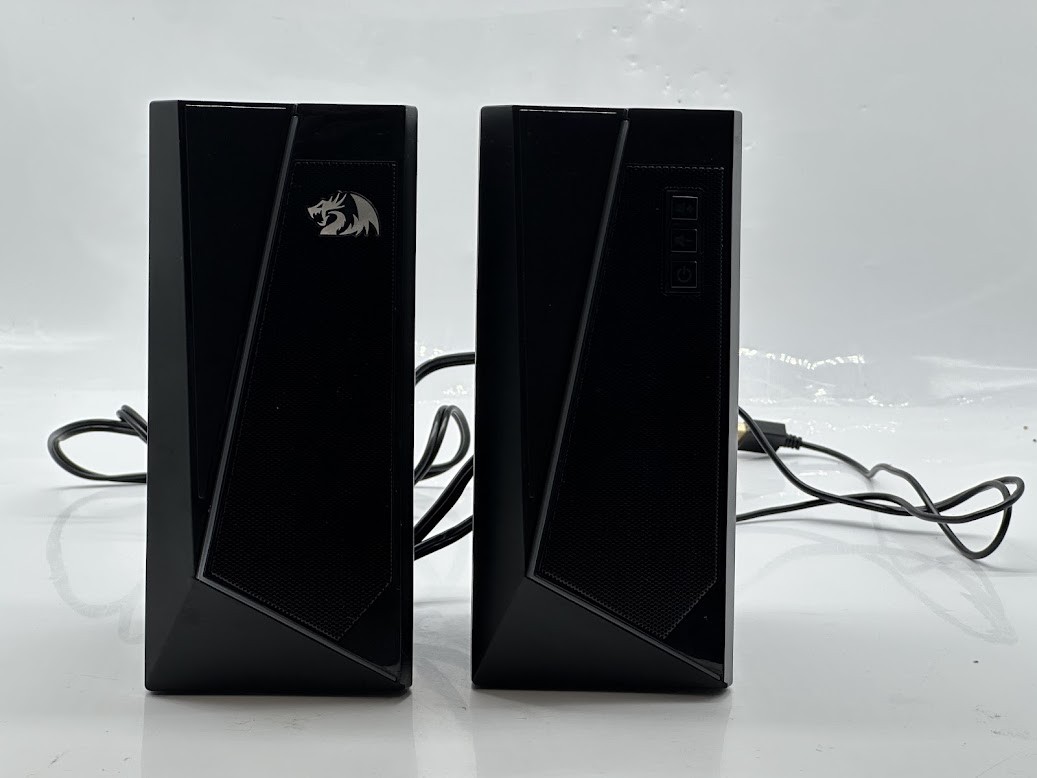 Redragon GS520 Anvil RGB PC 2 Channel Stereo Gaming Computer Speakers - Black