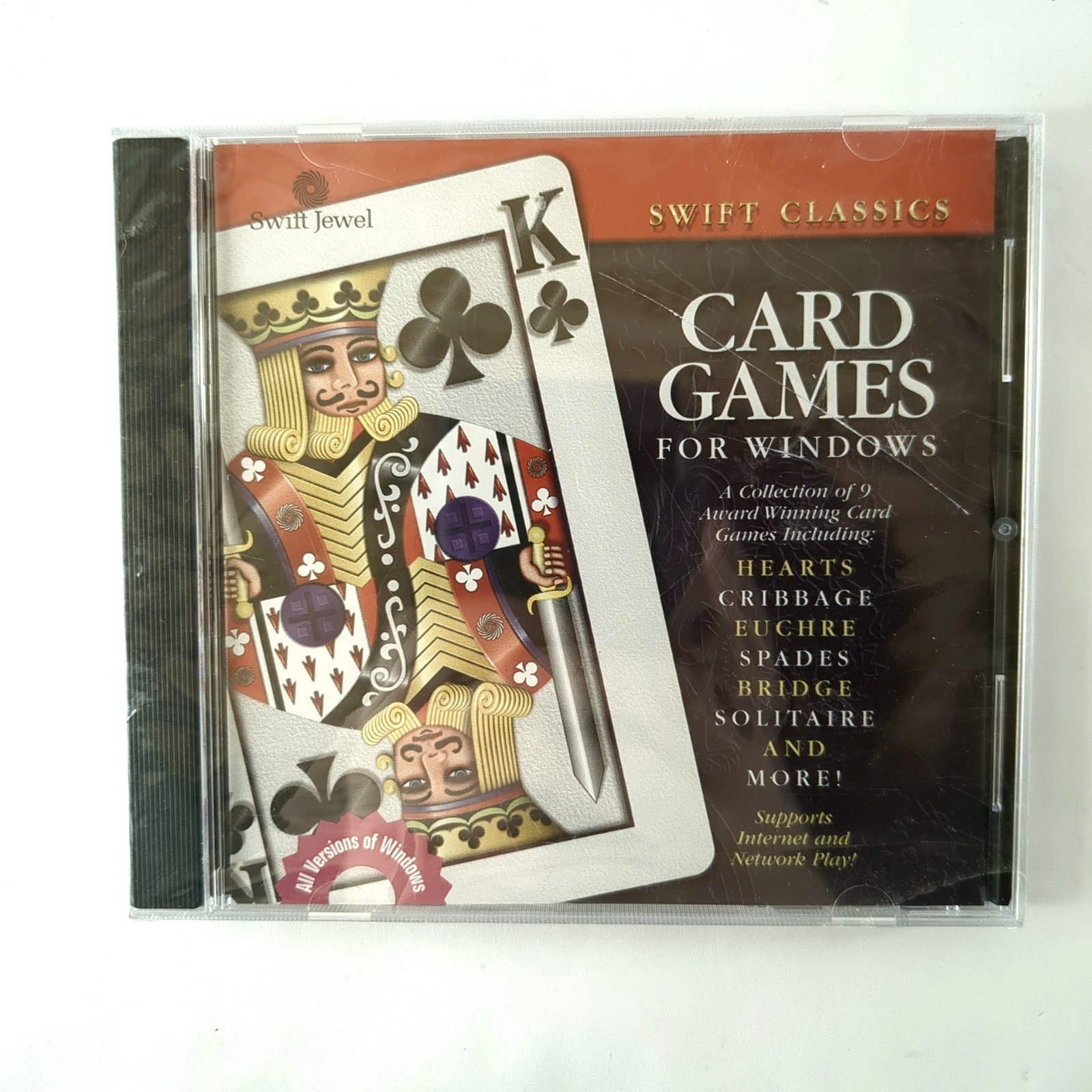 Vintage PC Game - Swift Classics Card Games for Windows CD-ROM - SEALED UNOPENED