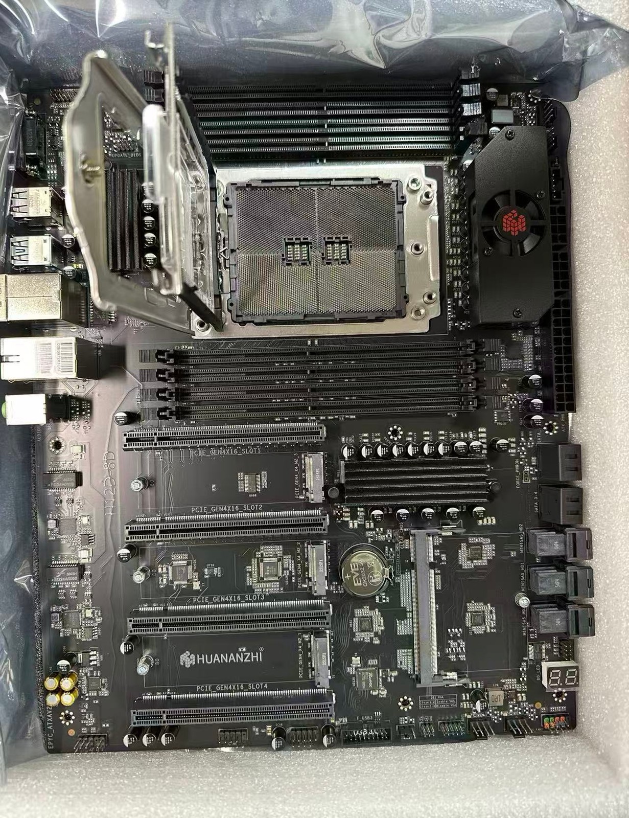 South H12D-8D SP3 motherboard performance=Supermicro h12ssl-i support 7002-7003-