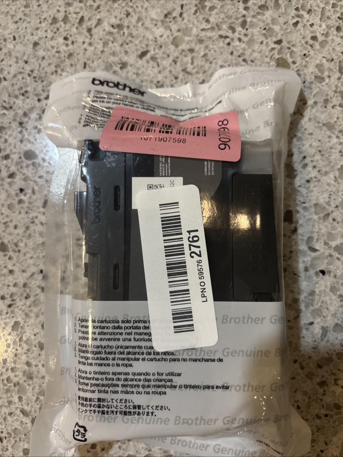 Brother Lc406 BK XL Ink Vestemwnt Tank Sealed New Fast Shipping