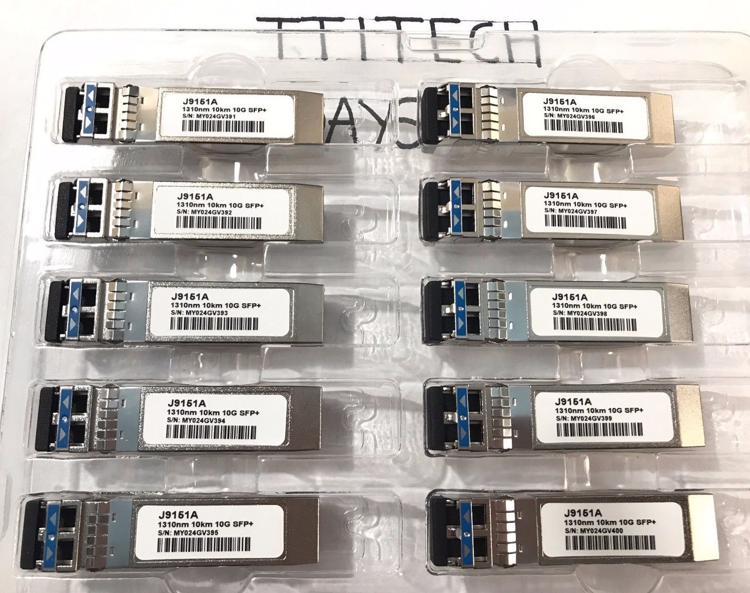 BRAND NEW J9151A HP X132 10GBASE-LR SFP 1310nm 10km Transceiver Module 1 YEARWRT