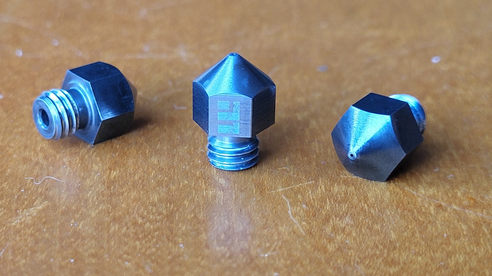 3DMaker Engineering Tungsten Carbide 0.4mm MK8 NozzleOne 3D Printer Nozzle