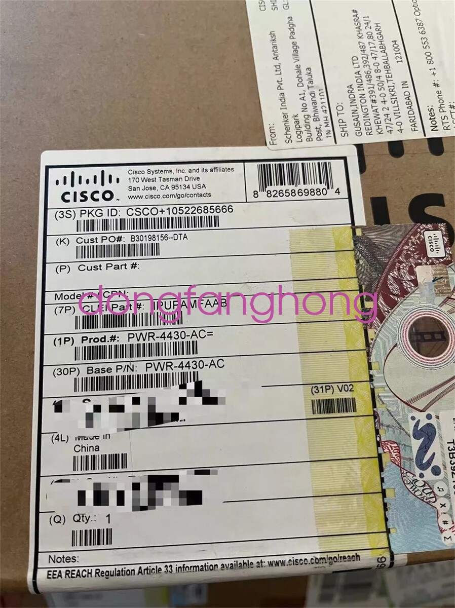 Cisco PWR-4430-AC AC Power Supply for Cisco ISR 4430 FedEx or DHL or UPS