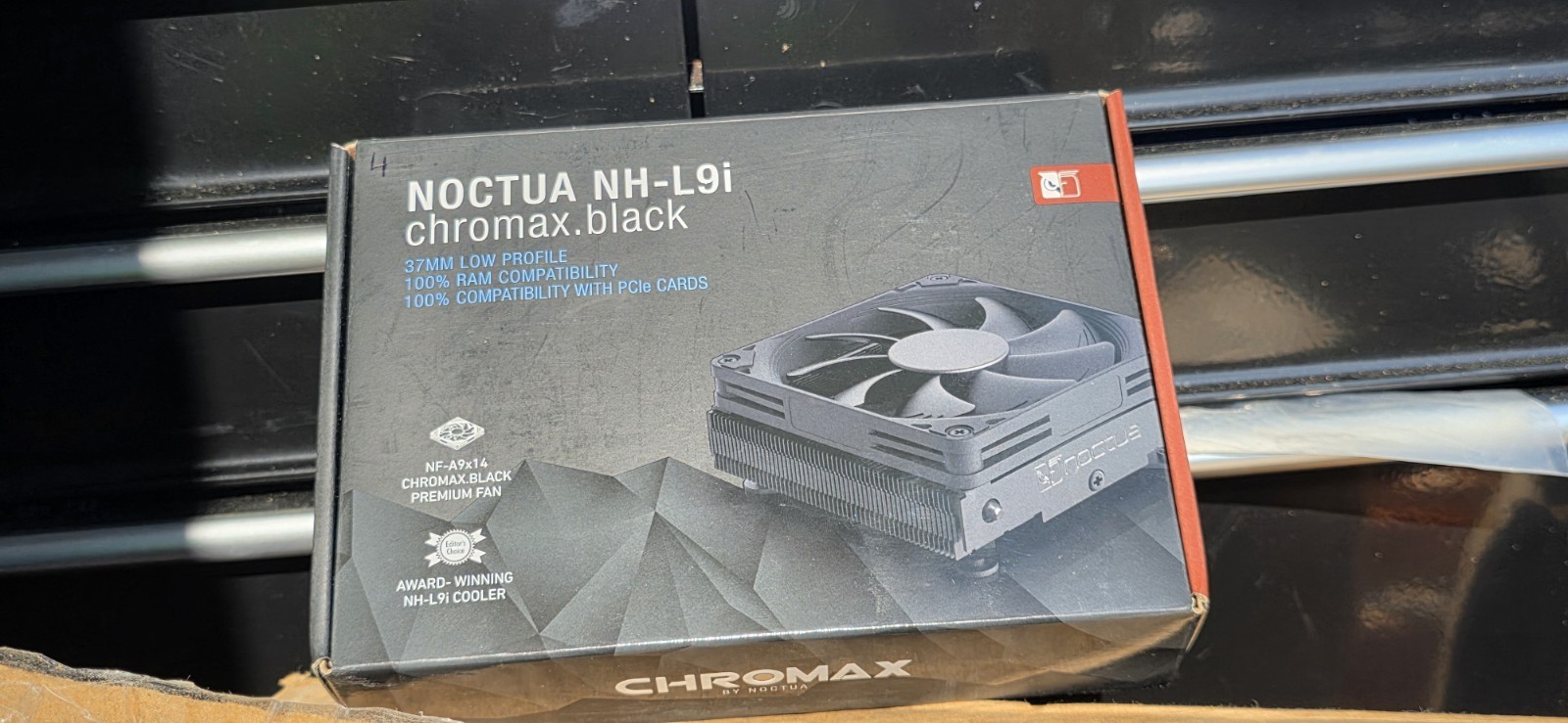 NOCTUA NH-L9i chromax.Black Premium Low Profile CPU Cooler Intel LGA1200/LGA115X