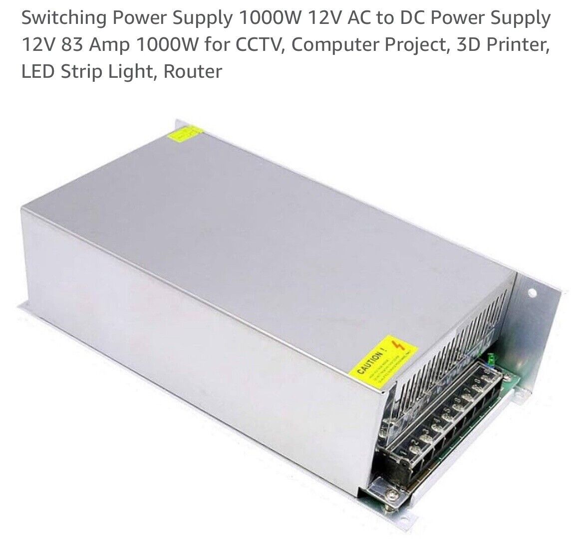 Switching Power Supply 1000W 12V AC To DC 