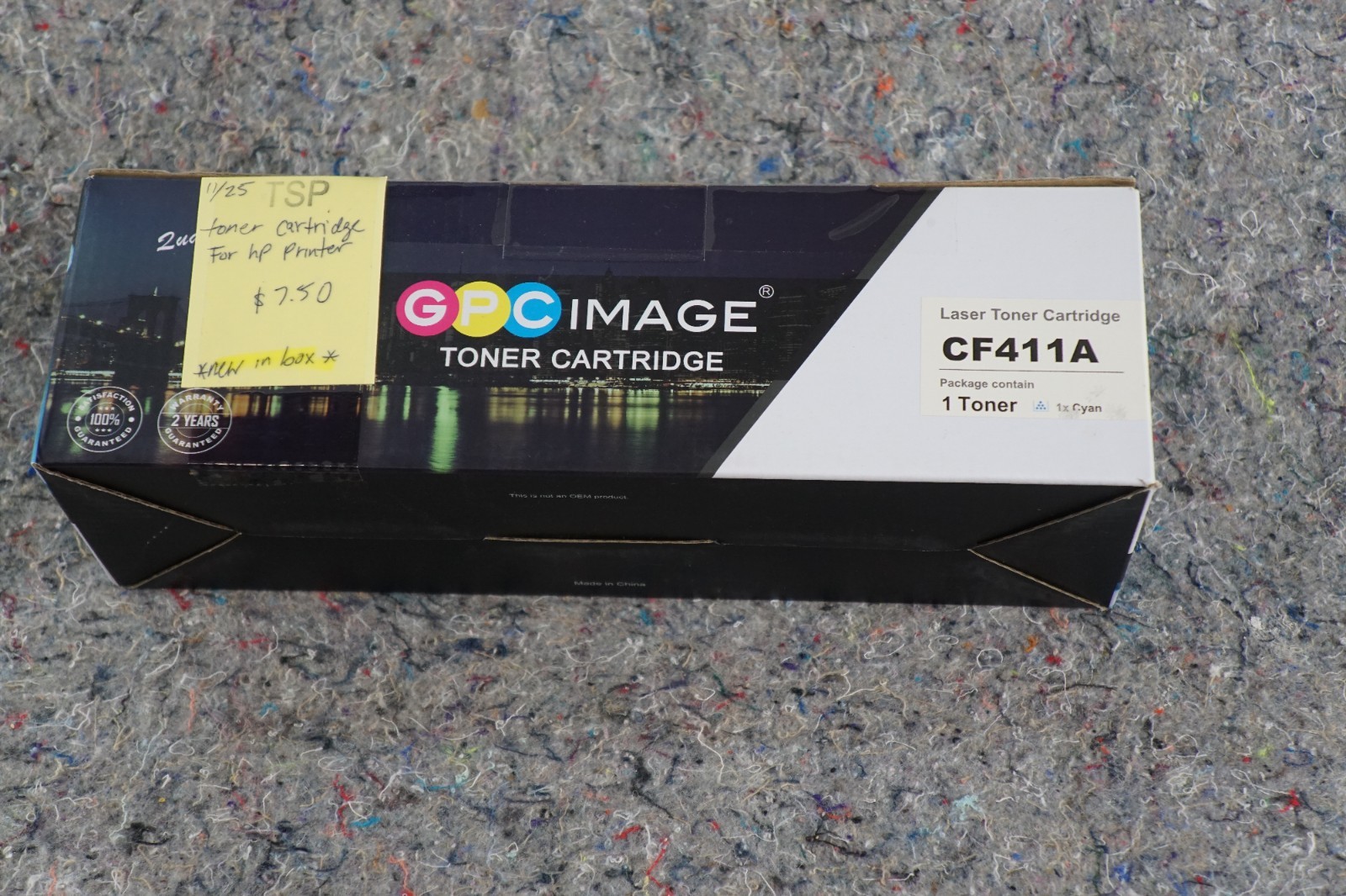 NEW GPC Image Compatible Toner Cartridge Cyan (C)  for HP410A CF410A M452NW