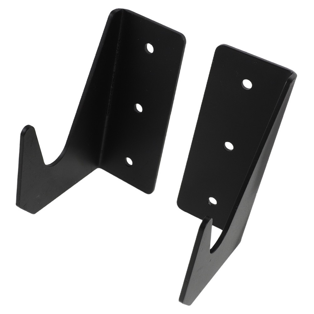 Heavy Duty Metal Jack Stand Wall Mount for Hydraulic Jack Storage Black