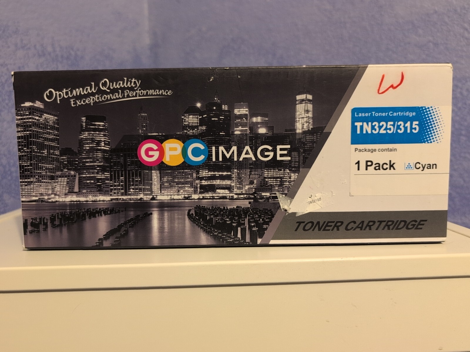 GPC Image TN325/315Laser TonerCartridge  (1)Cyan open box sealed cartridge 