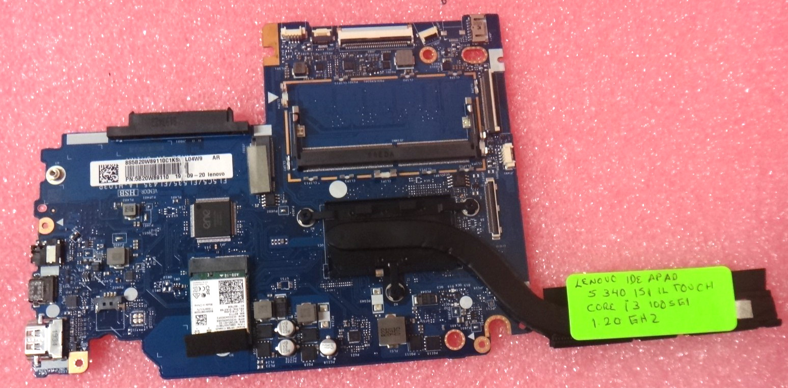 Genuine Lenovo Motherboard Intel I3-1005G1 S340-15IIL 81WW 5B20W89110 LA-H103P