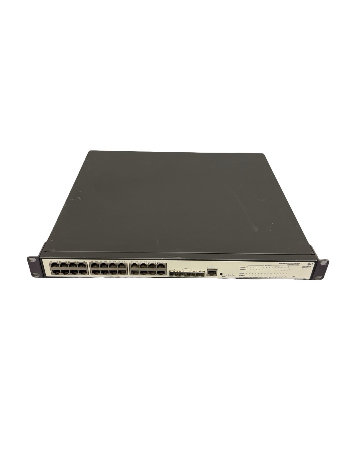 3COM Baseline Switch 2928 Plus 3CRBSG28PWR93 24-Port POE Network Switch