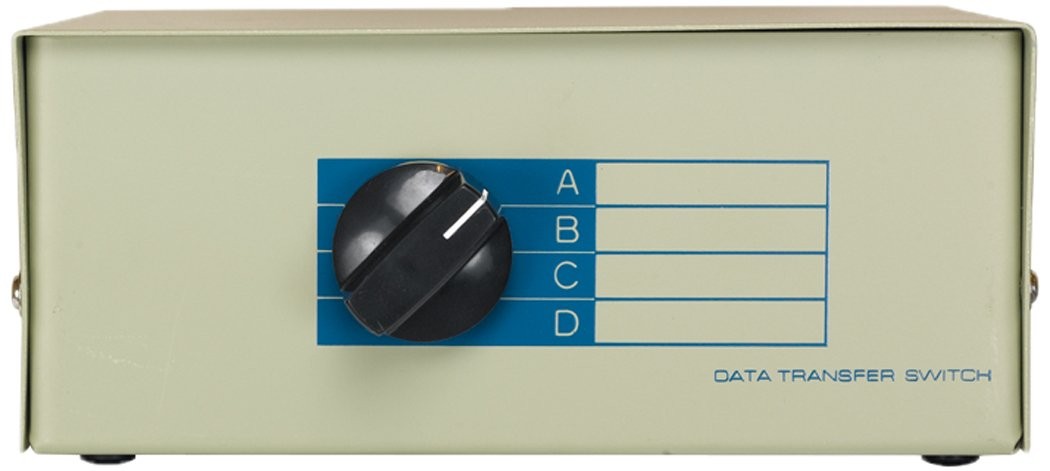 ZDMNEEA7-4 4-Way RJ11 Female ABCD Manual Data Switch