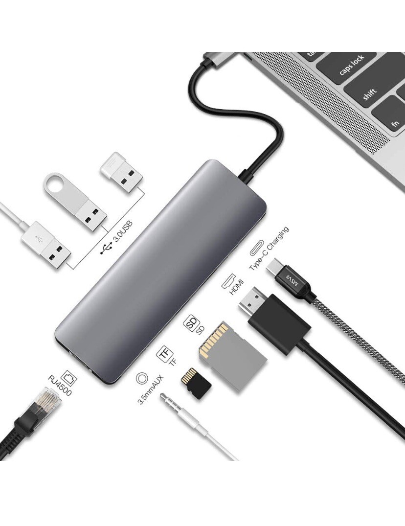 9 in 1 USB Type C Adapter