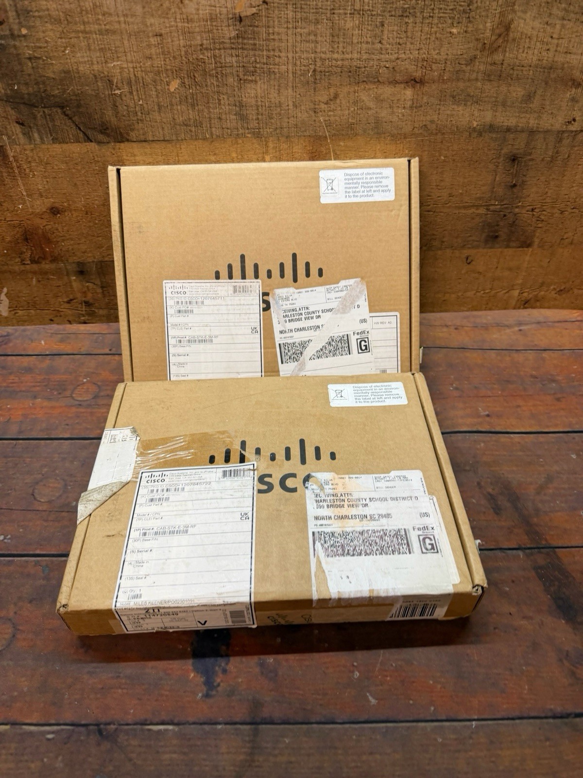 NEW Cisco CAB-STK-E-3M-RF Stack Cable Bladestack Genuine Sealed Lot Of 2