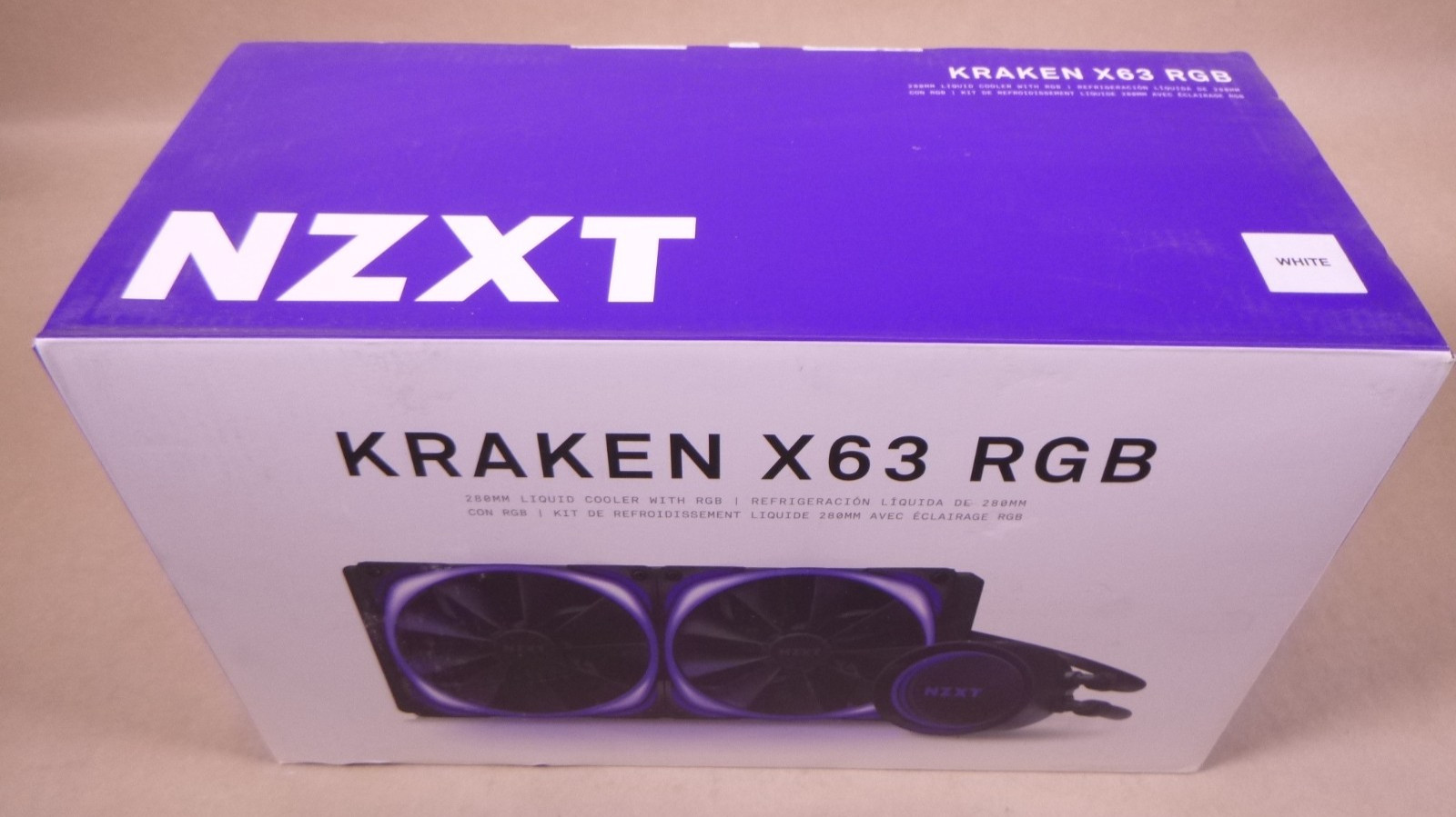 RL-KRX63-RW NZXT Kraken X63 RGB 280mm Liquid Cooler With RGB