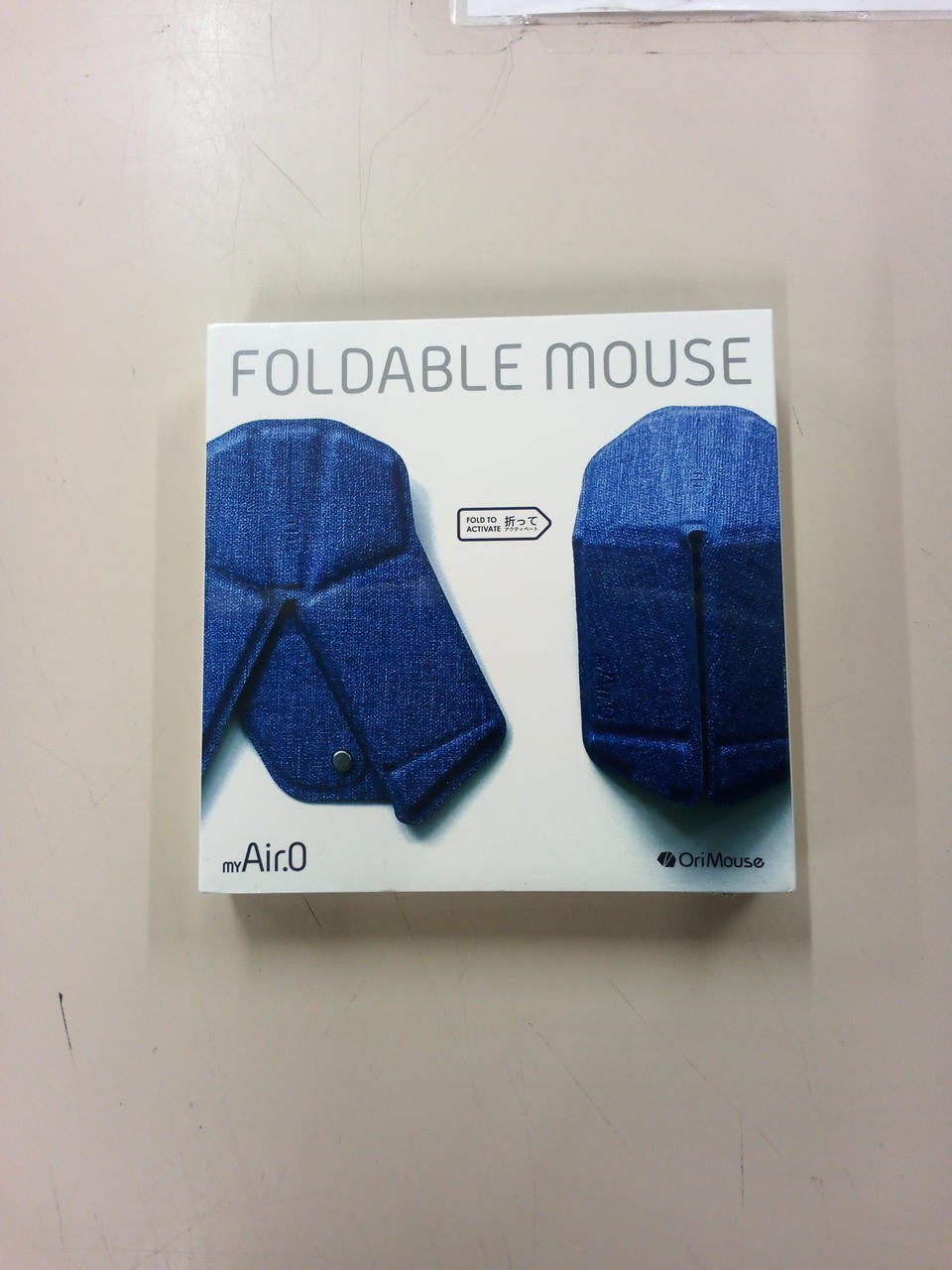 myAir.0 OriMouse Foldable Wireless Mouse Portable Bluetooth Royal Blue New