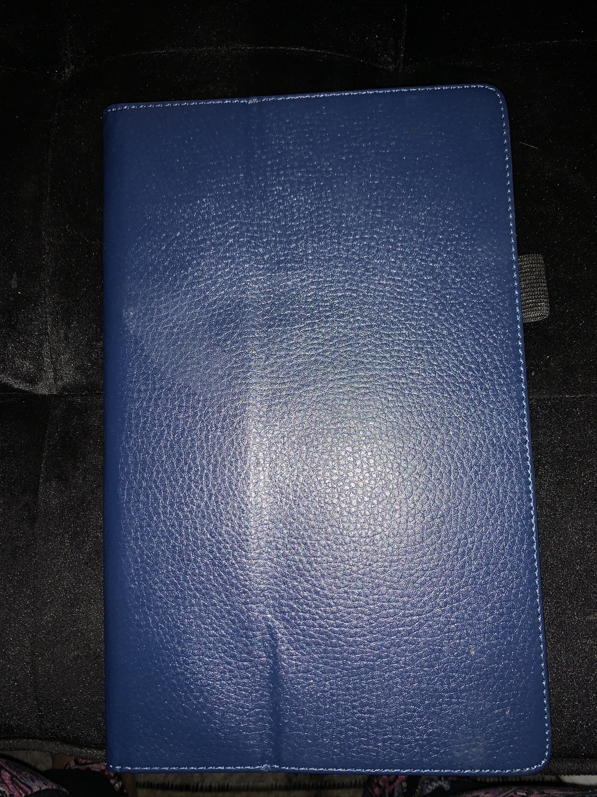 Tablet Case，Poetic Flip Leather Cover Navy Blue