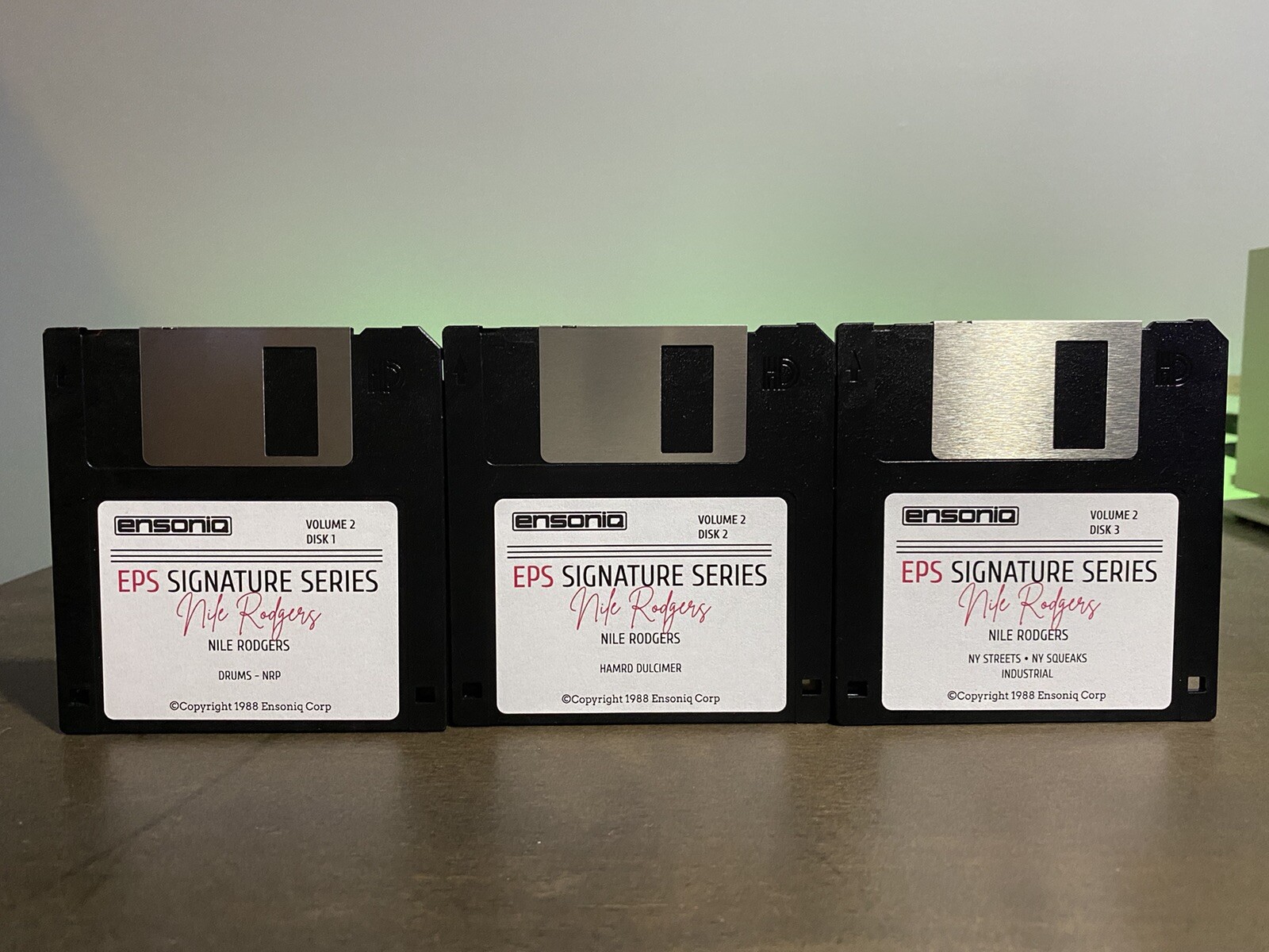 Ensoniq 3 Disk Library Set - Nile Rodgers VOL #2 for ASR-10 EPS16+ TS-10 EPS