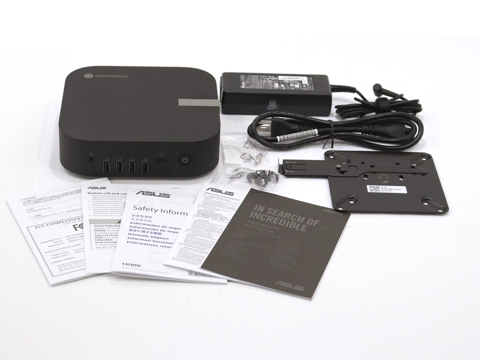 Asus Chromebox 5a Intel Core i3-1315U 8GB 128GB NVMe Chrome OS - Very Good