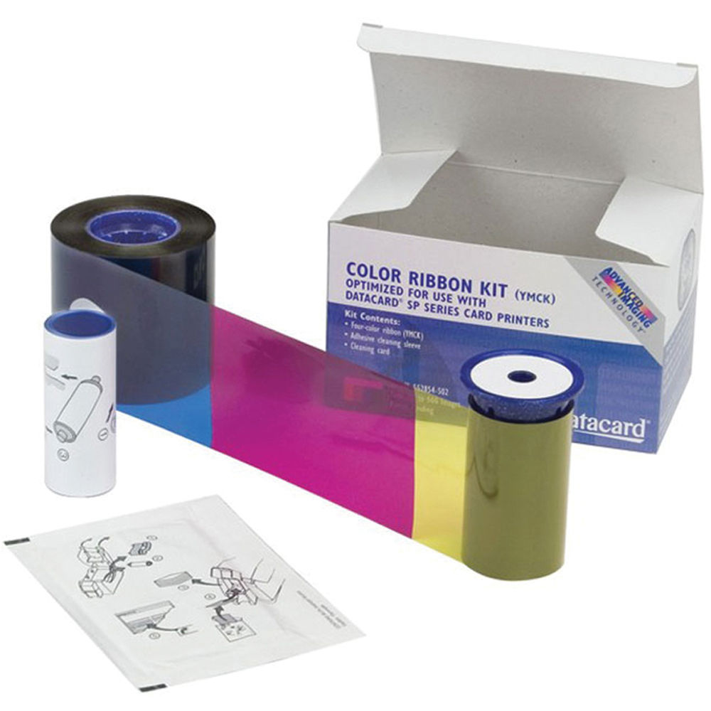 Datacard 534000-002 YMCKT Color Ribbon - Replacing 552854-204 - 250 Prints - New