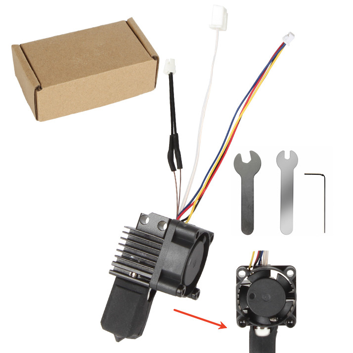 0.4mm Nozzle All Metal Hot End Kit Designed for X1 X1C For 3D Printer Use