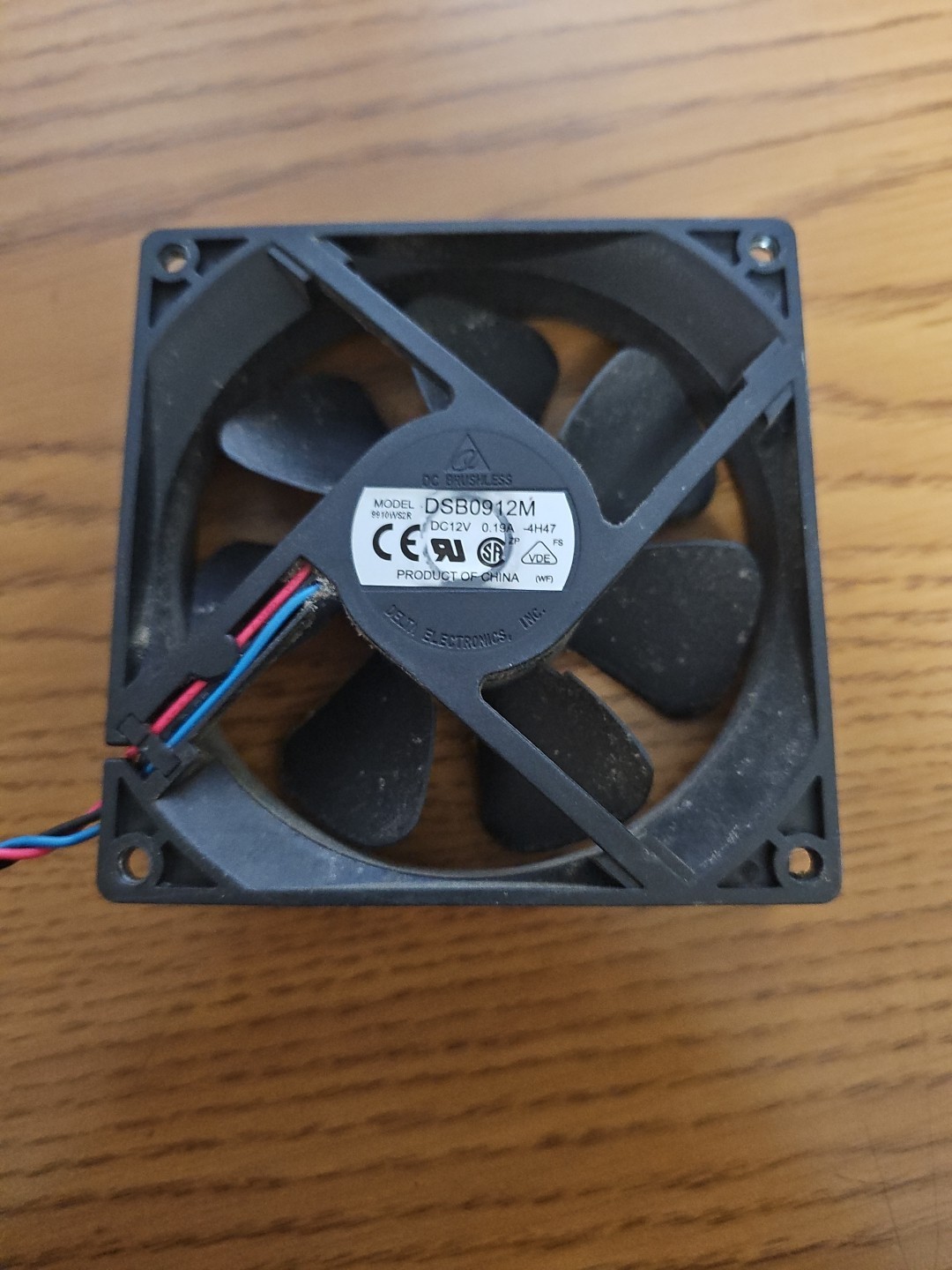 HP Pavilion Slimline S5220Y Side‑Mount Cooling Fan – 92mm 12V OEM Chassis Fan