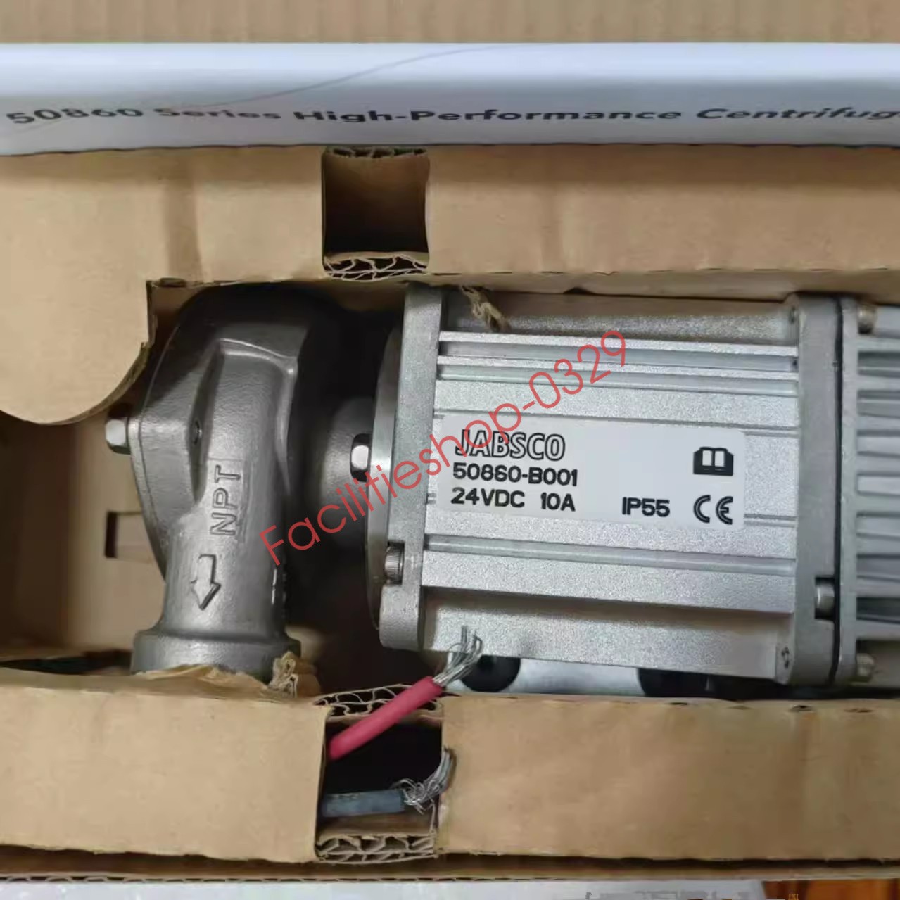 1pcs Jabsco Water Pump High Pressure Centrifugal Pump 50860-B001 24VDC 10A