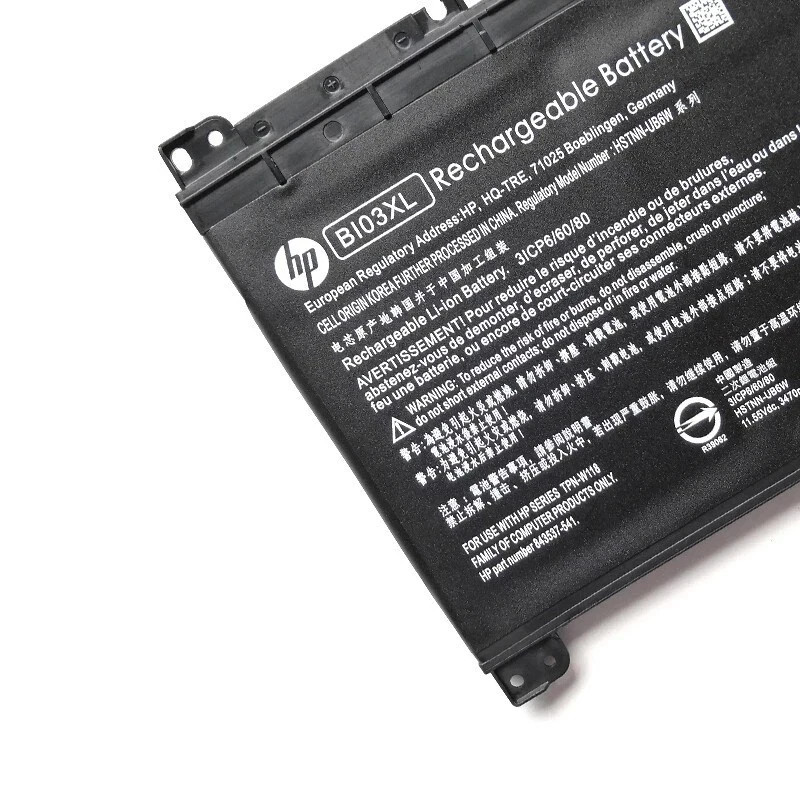 Genuine BI03XL OEM Battery For HP Pavilion X360 13-U 844203-850 844203-855 US