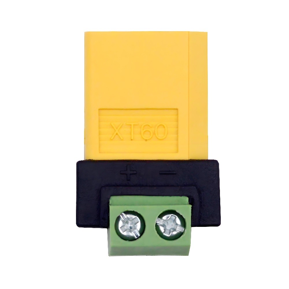 CY XT60 Female to 2Pin Contacts Terminal Female Solderless Adapter for DIY OEM