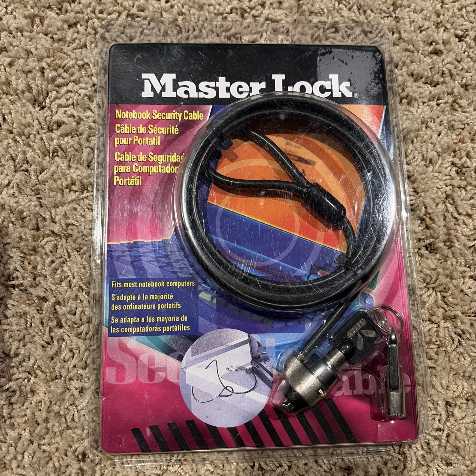 Master Lock Notebook Security Cable