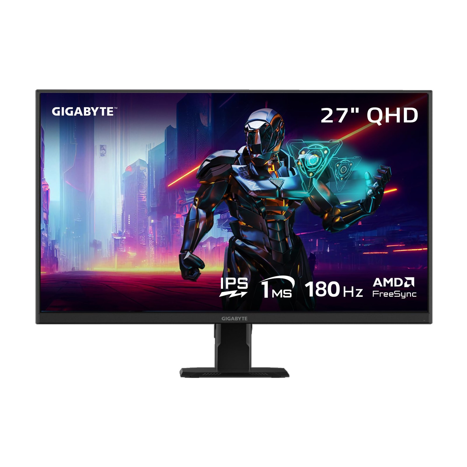 GIGABYTE GS27QA SA 27" SuperSpeed IPS FHD 180Hz AMD Freesync QHD, Black