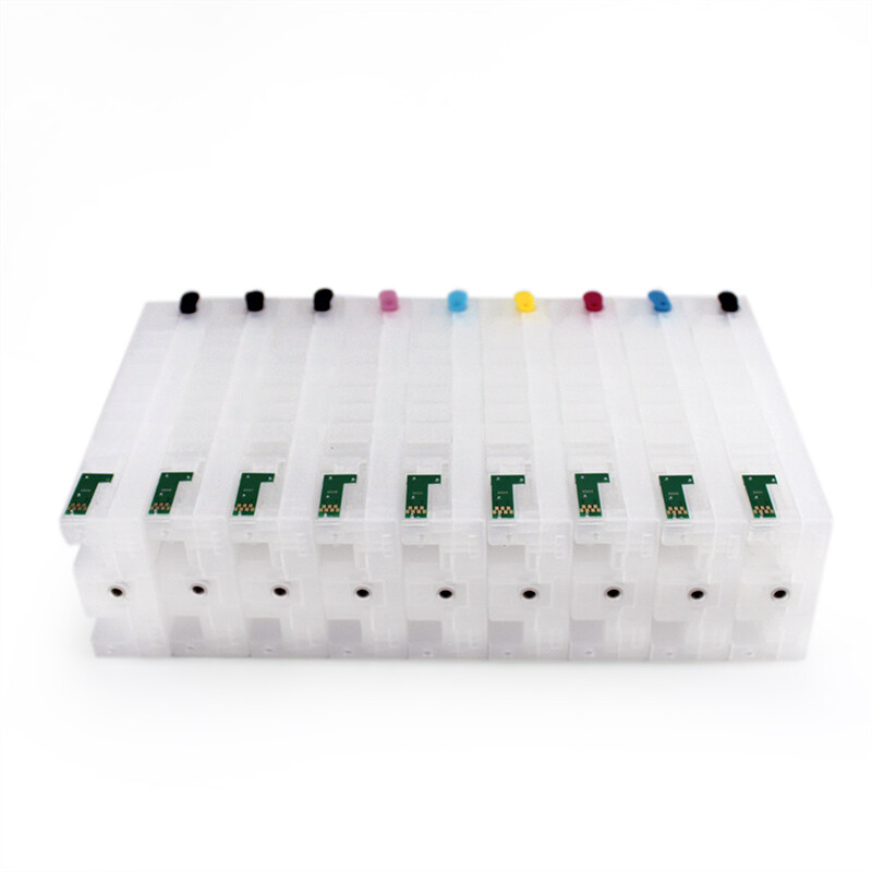 T8501-T8509 pigment ink refillable ink cartridge with chip for Epson P800printer