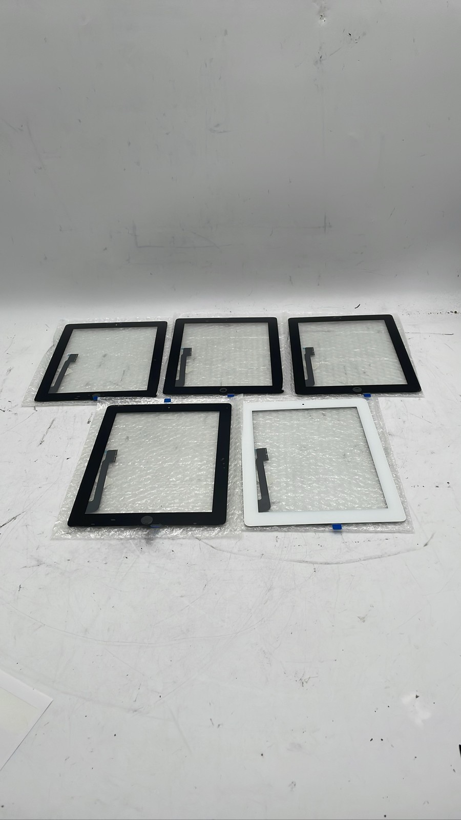 Apple iPad Front Glass Touch Screen Digitizer Replacement For Parts Lot of 5