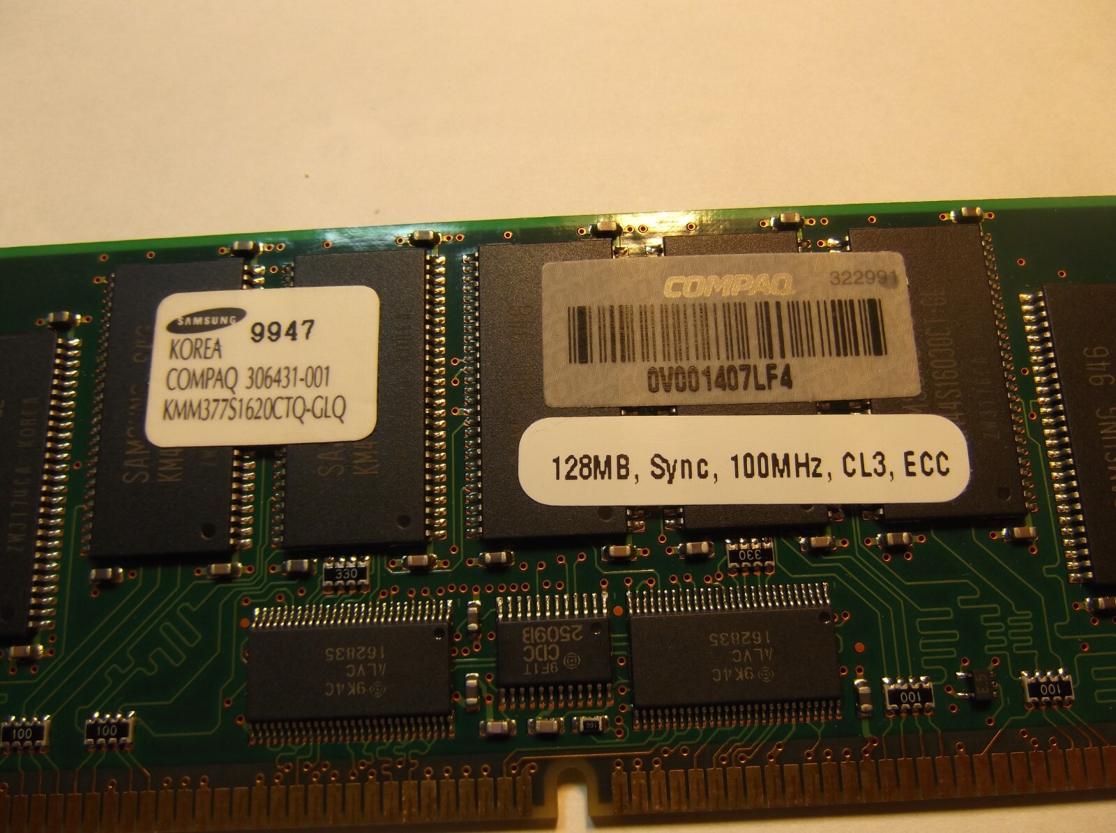306431-001 128MB Random Access Memory OV001407LF4 RAM VINTAGE ELECTRONICS (3332)