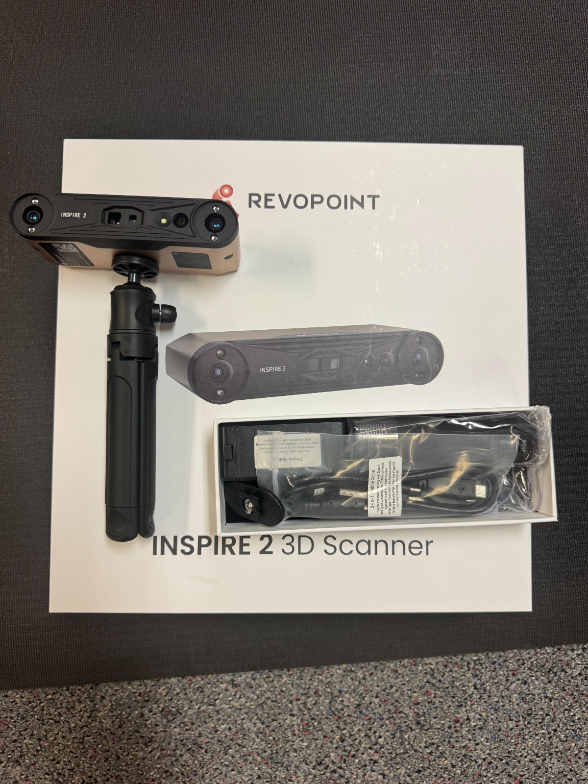Revopoint INSPIRE 2 3D Scanner Handheld 0.03mm Precision Wireless