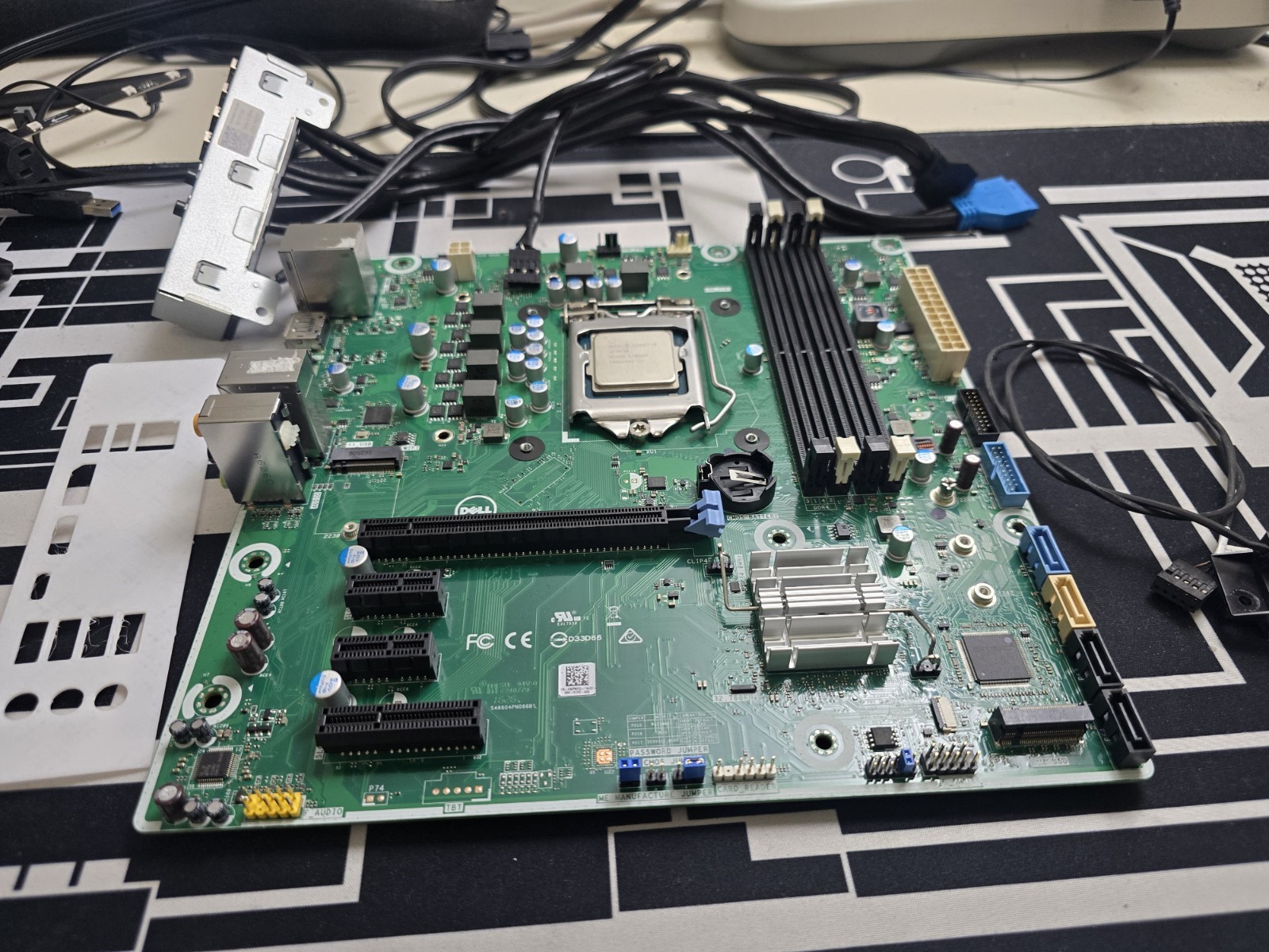 Dell IPSKL-VM LGA 1151 MATX Motherboard XPS 8910 0WPMFG + I3-6100 READ