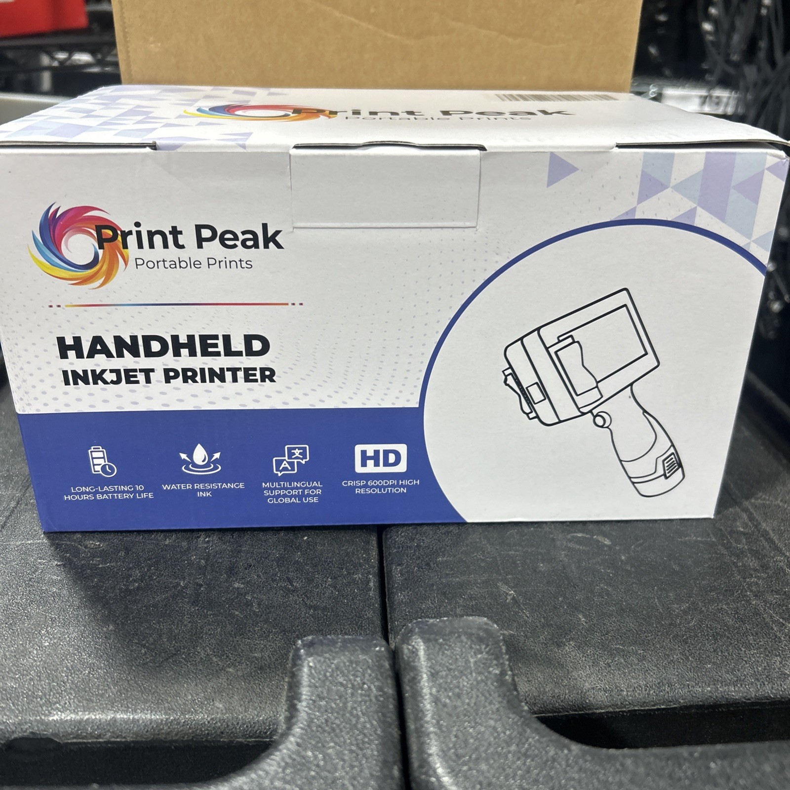 Print Peak Handheld Inkjet Printer crisp 600DPI HIGH RESOLUTION  Long lasting 