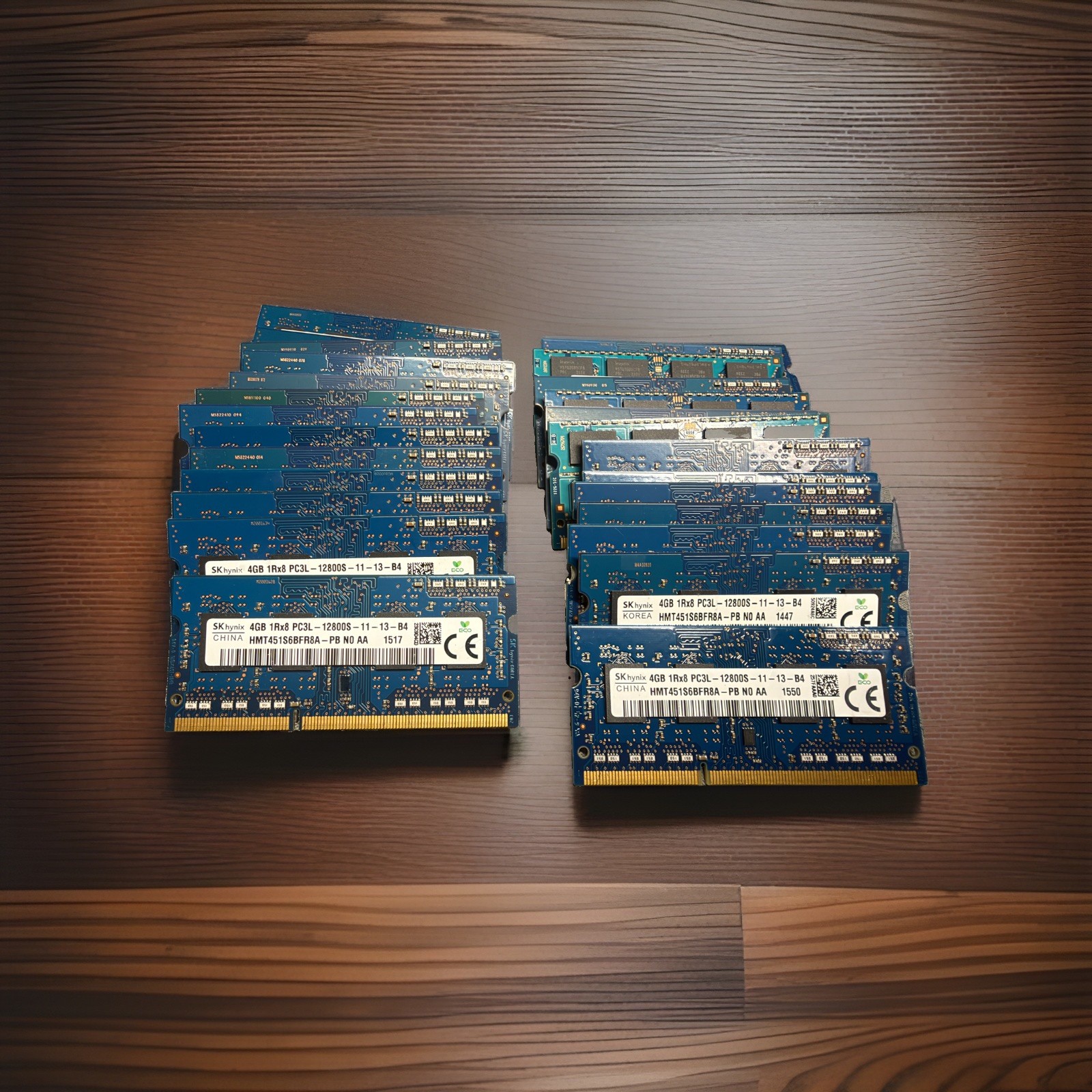 LOT OF 28 Laptop Ram, Memory DDR3 4GB 1RX8, PC3L-12800S SKhynix