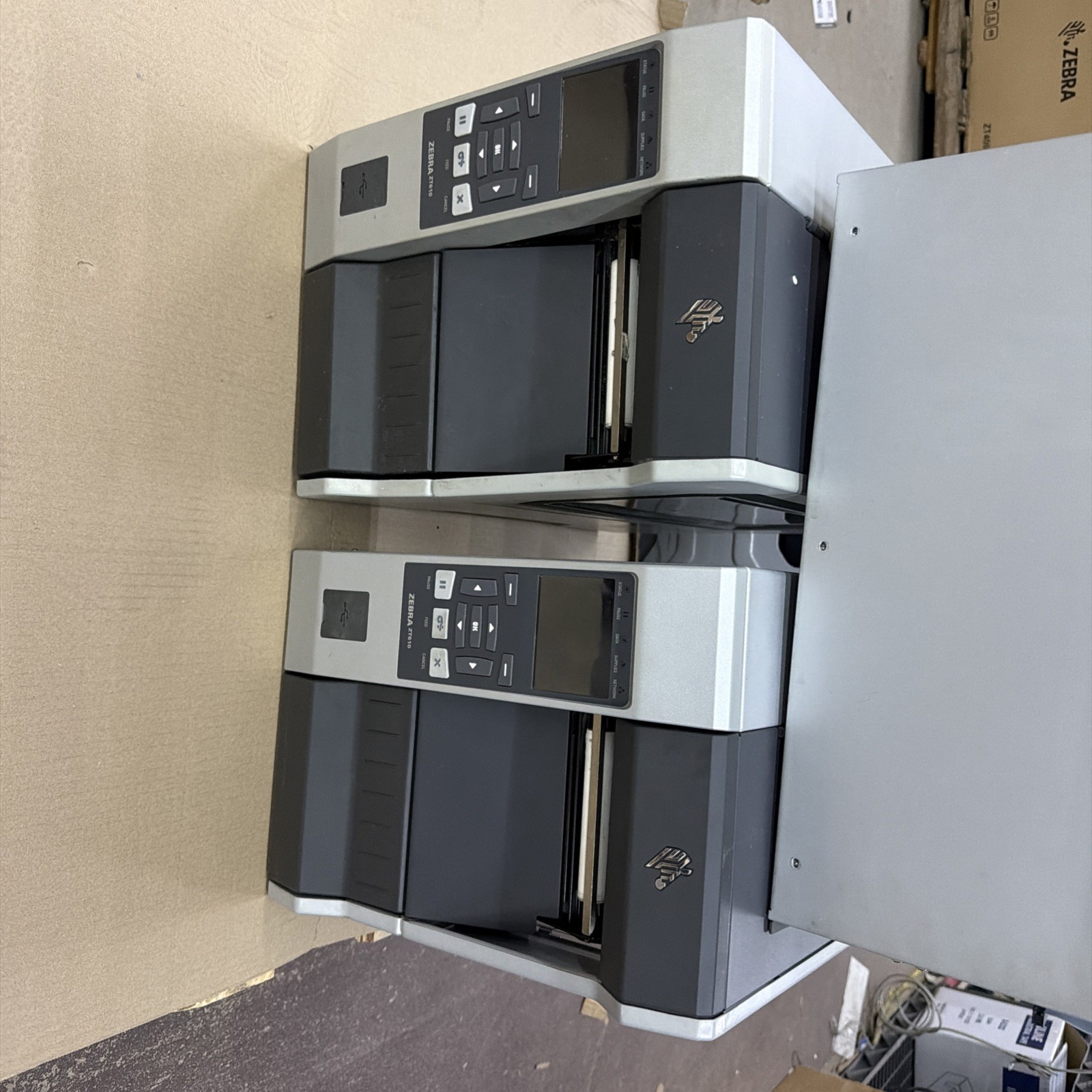 Lot Of 3 Zebra ZT610 Thermal Label Printers (PARTS)