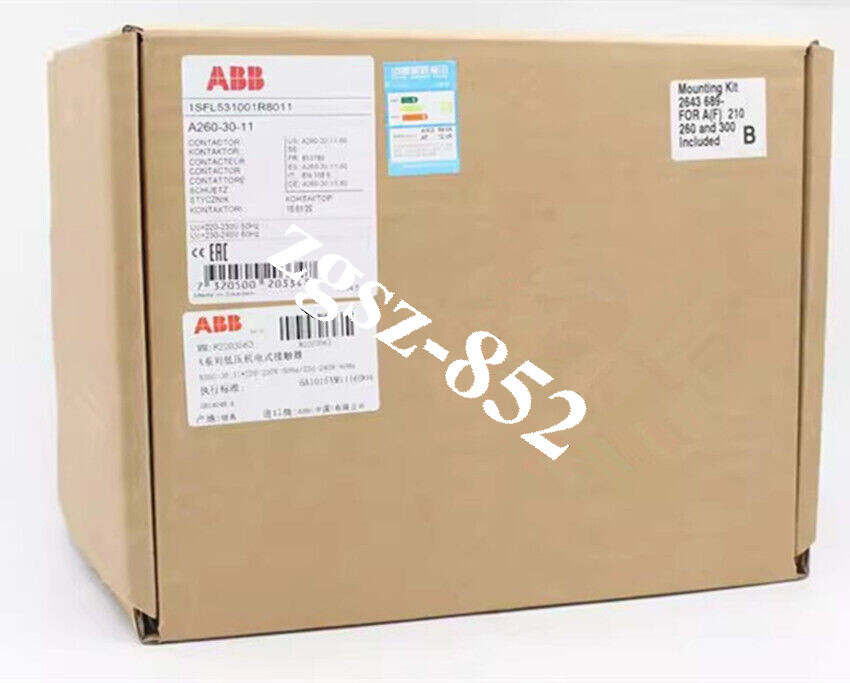 1pcs ABB contactor A260-30-11-80*220-230V Order No. 1SFL531001R8011 FedEx DHL