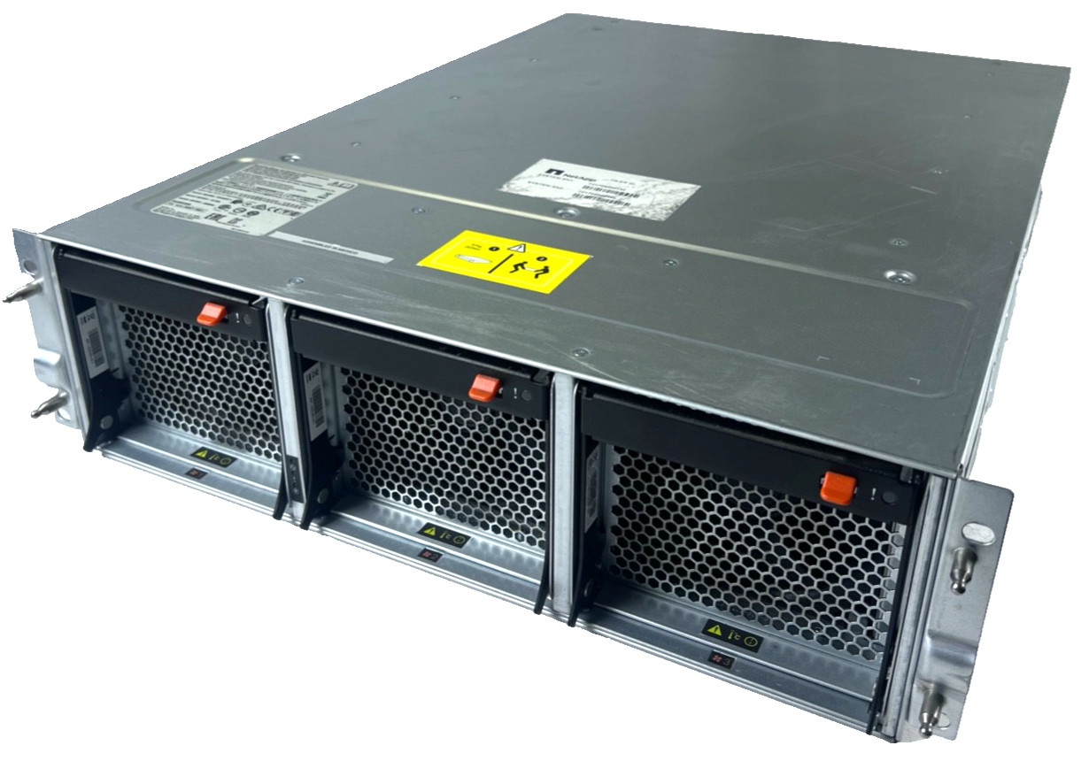NetApp NAF-1601 Storage Array w/2x Controllers, 2x 128GB SSD, 2x PSU, NO RAM