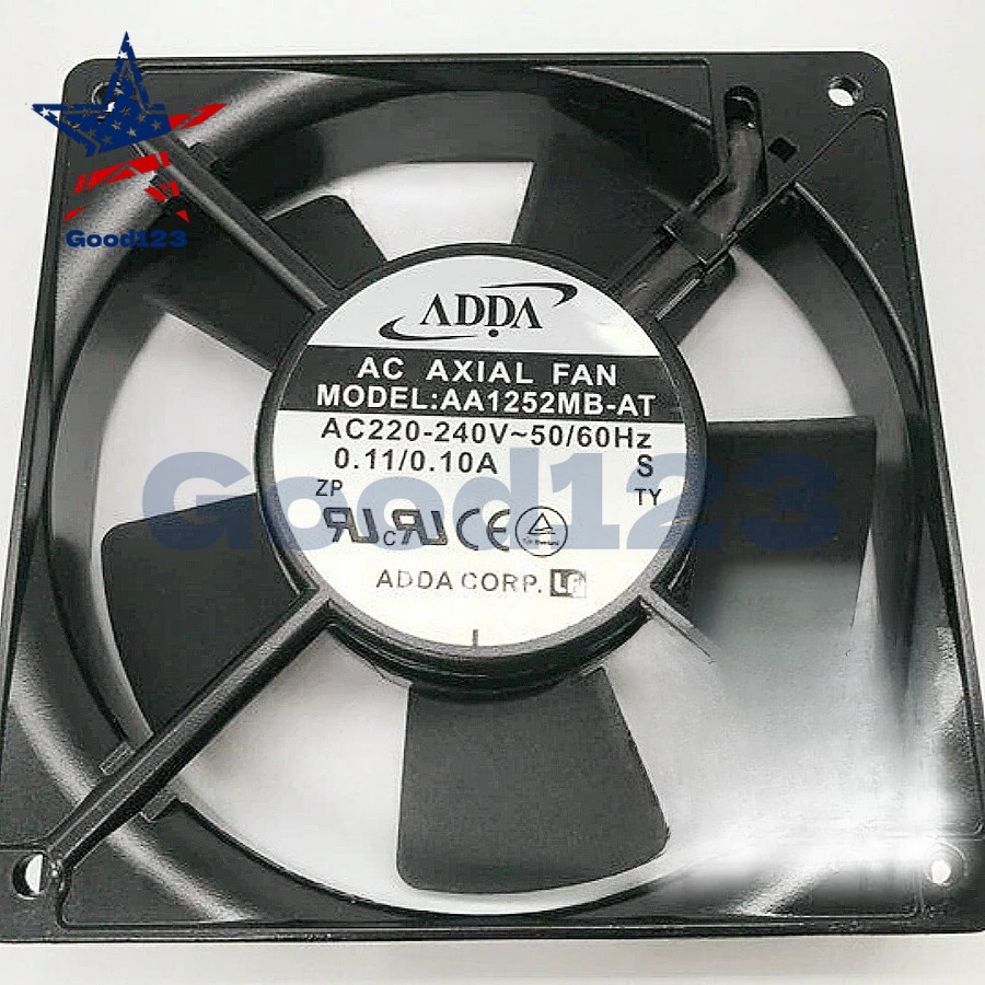 1PCS Brand New ADDA AA1252MB-AT AC220-240V 0.11/0.10A Cooling Fan 2Pin Fast Ship