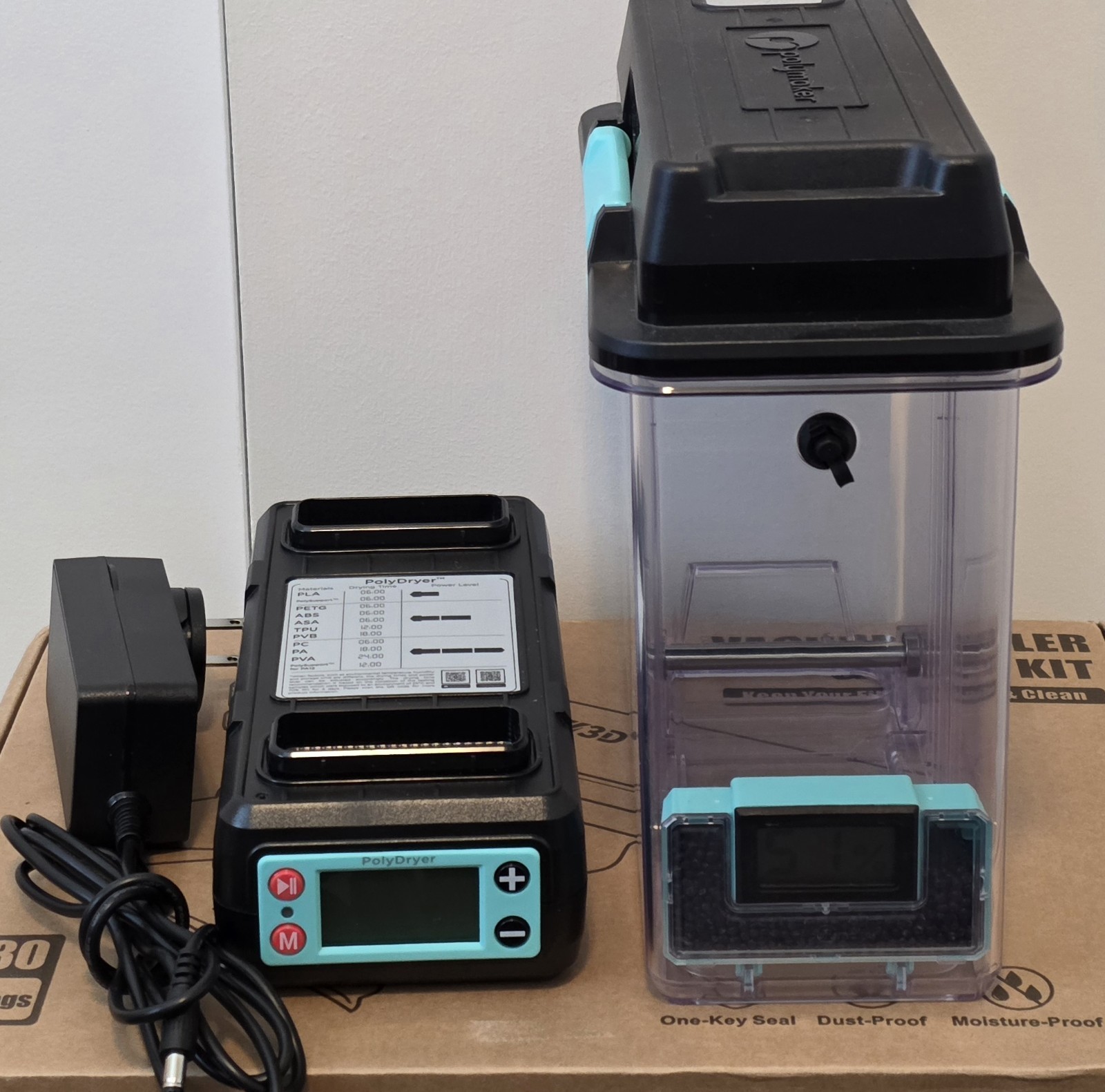 Polymaker 3D Printing Filament Dryer and Storage Box-PolyDryer and PolyDryer Box