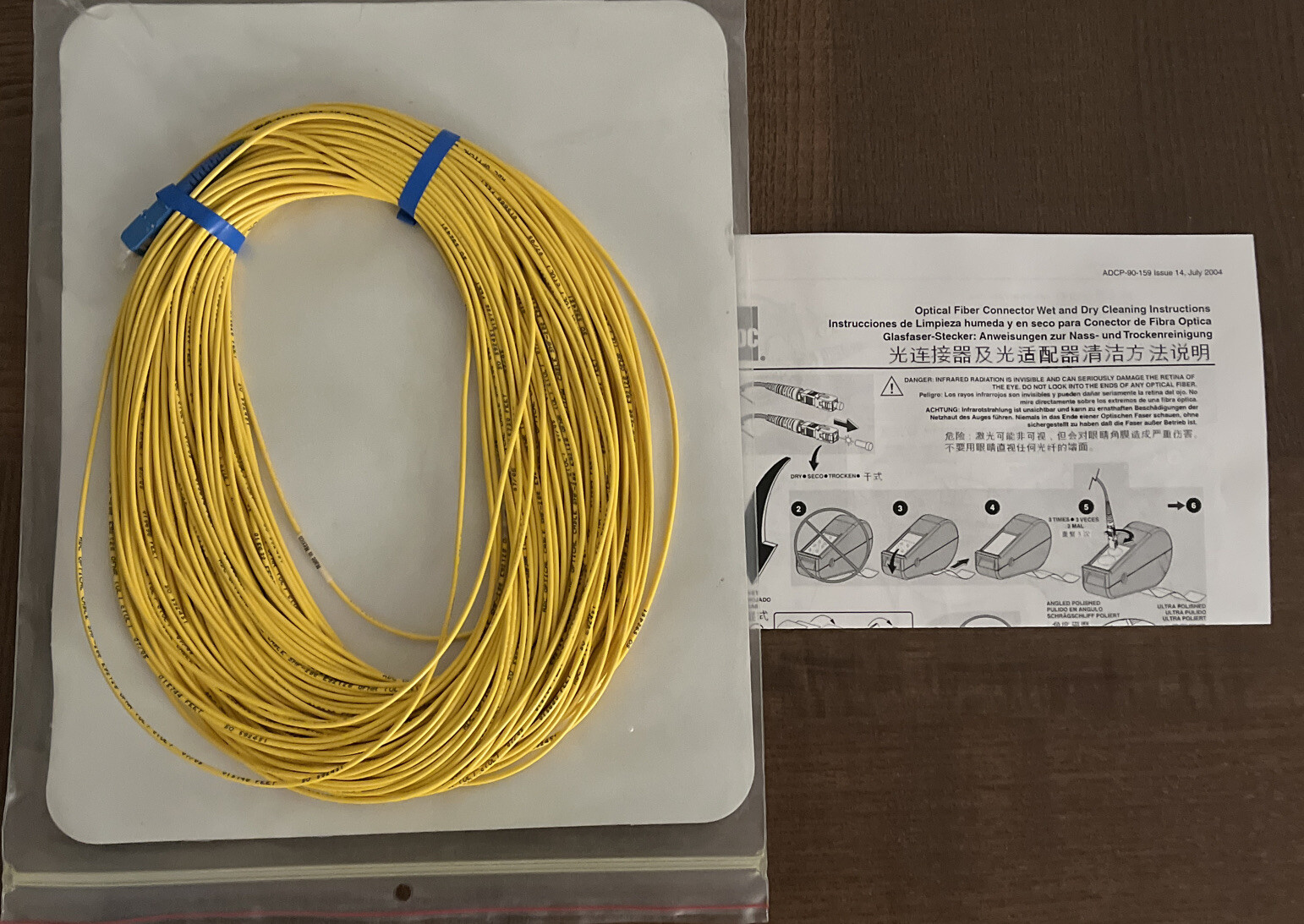 ADC Fiber Optical Cable  SMF-28E E92128 OFNR 15748 feet